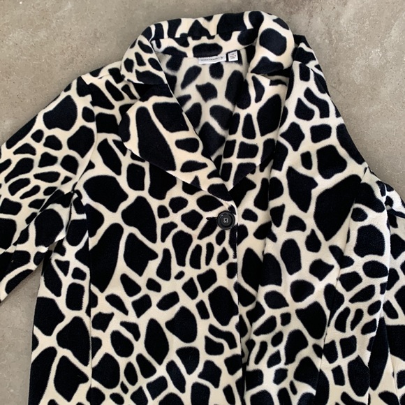 Leopard print jacket w pockets - Picture 2 of 5